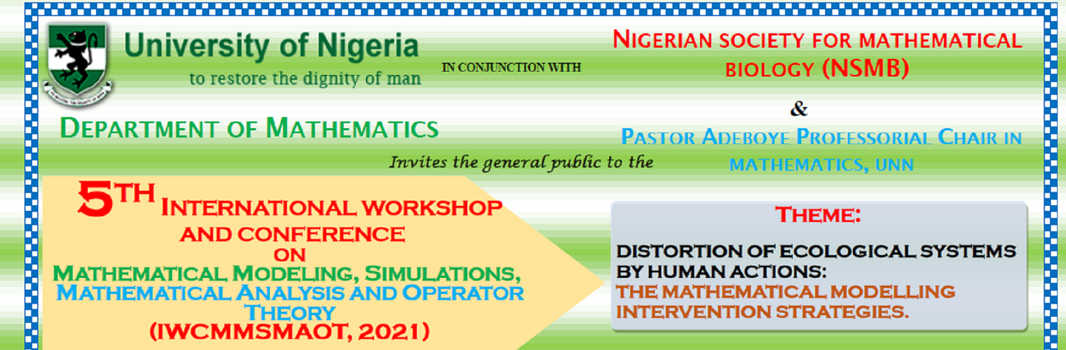 NSMB Conference 2021 - 5th International Workshop and Conference on Mathematical Modelling, Simulation, Mathematical Analysis and Operator Theory